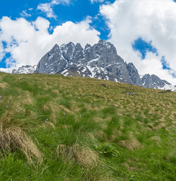 Gveleti Waterfall and Juta Hiking Trip from Kazbegi